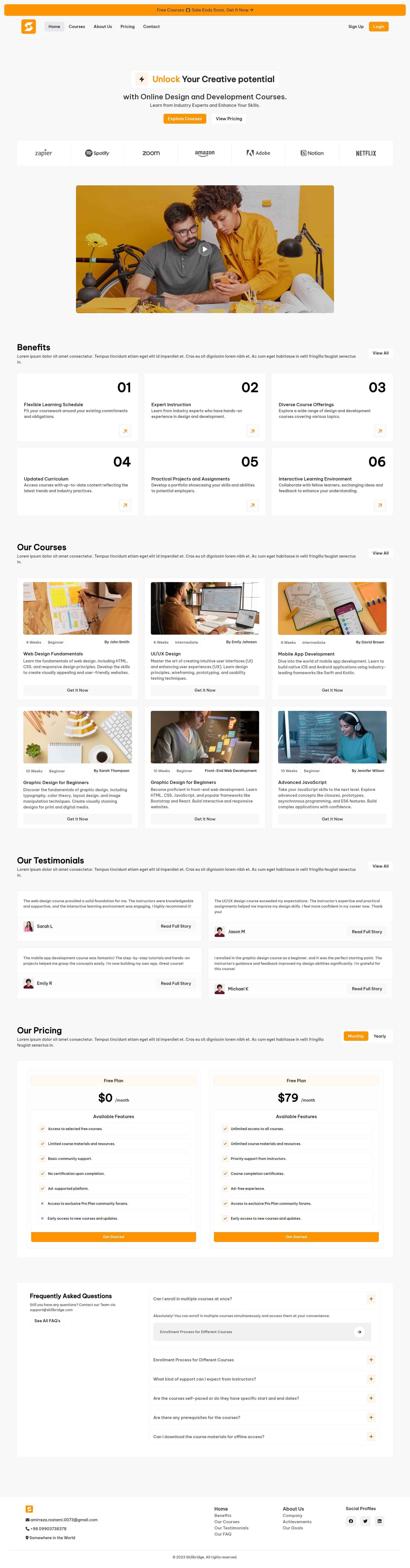 Skillbridge Experience - full project web presentation